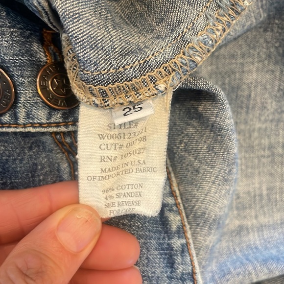 Fever Jeans- Vintage Size 25 Low Rise Flare Jeans - Picture 11 of 12